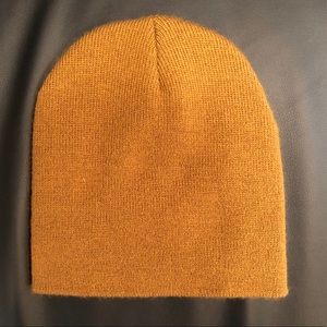 mustard yellow carhartt beanie